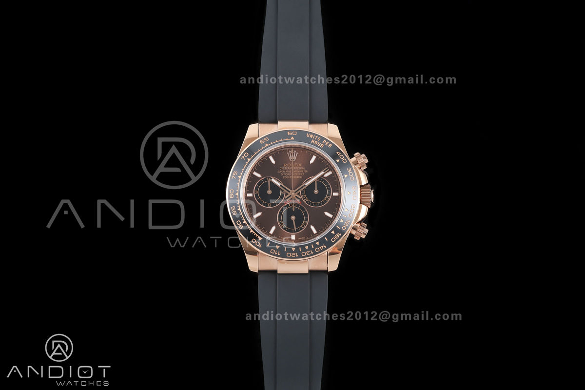 Daytona 126515 QF 1:1 Best Edition Brown Dial on Oysterflex Strap JH4131 V18 Weighted (Free Sprung)